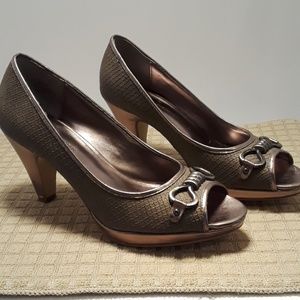 Anne Klein Open Toe Heels